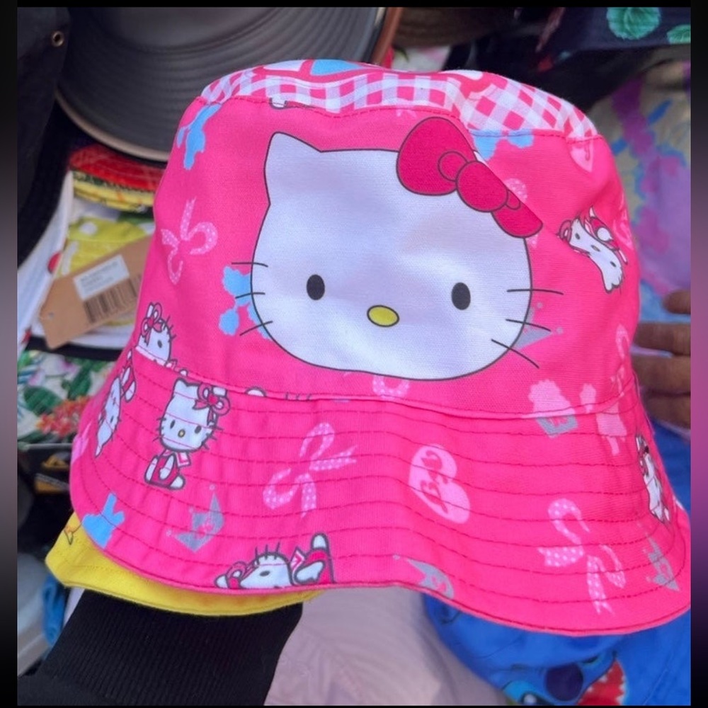 Pink Hello Kitty Bucket Hat